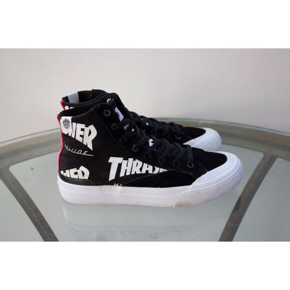Sepatu Huf X Thrasher HUF Shoes Huf Footwearx Thrasher Classic Hi Sneaker  Black